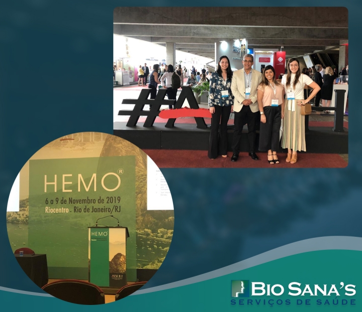 Equipe médica da BIO SANA’S participa do Hemo 2019 (Congresso Brasileiro de Hematologia e Hemoterapia)