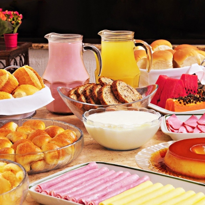 Bons alimentos para o café da manhã