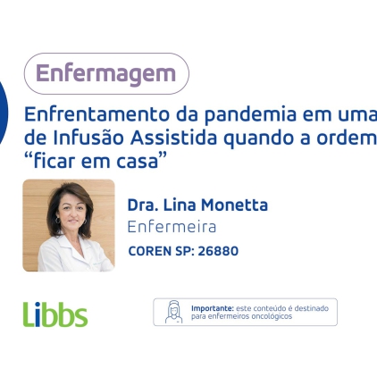 Enfermeira da BIO SANA’S, Lina Monetta, participa na plataforma LIBBS: Trate da Vida