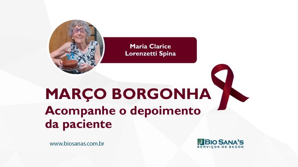 Depoimento da paciente Maria Clarice Lorenzetti Spina