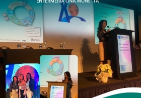 Palestra no III International  Meeting Sobratafe - Enfermeira Lina Monetta 